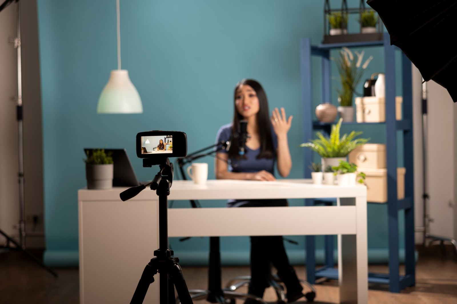 Setup buổi phỏng vấn chuyên nghiệp. Nguồn: Sưu tầm