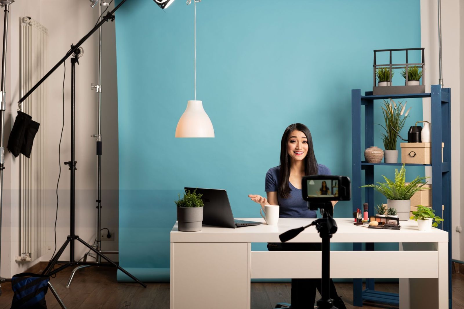 Chọn bối cảnh phù hợp khi phỏng vấn video. Nguồn: Sưu tầm