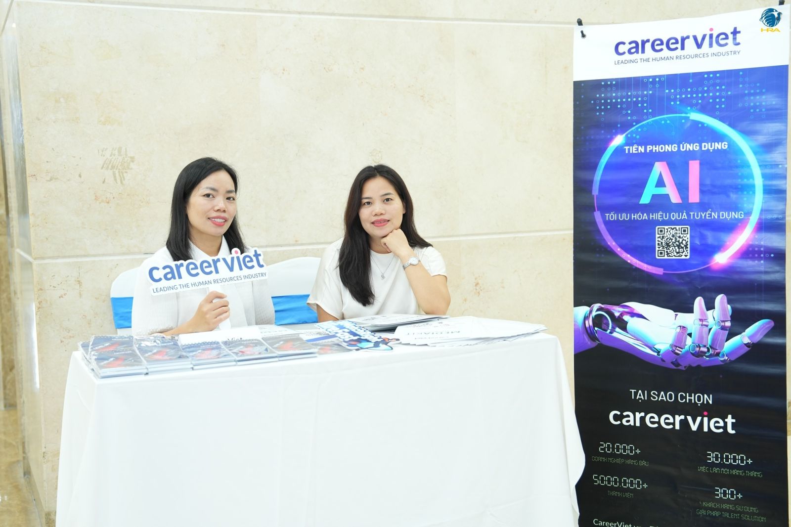 CareerViet - Đối tác đồng hành tại Hội thảo chuyên môn HRA. Nguồn: Hiệp hội Nhân sự - HRA