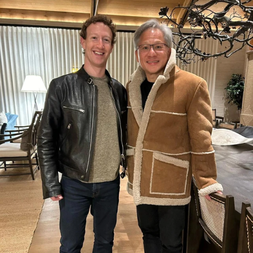 Jensen Huang và Mark Zuckerberg đổi áo cho nhau: "Ông ấy là Taylor Swift của làng công nghệ"