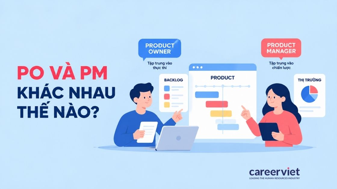 So sánh Product Owner với Product Manager trong doanh nghiệp