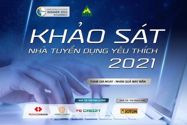 Khảo sát “Nhà tuyển dụng yêu thích 2021” chính thức bắt đầu