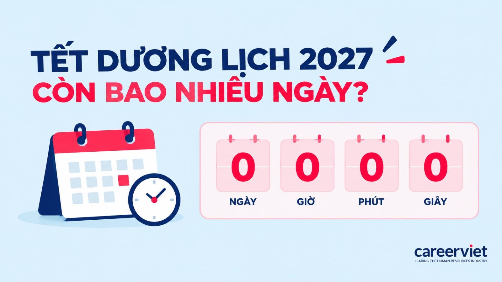 Tết Dương lịch 2027 còn bao nhiêu ngày?