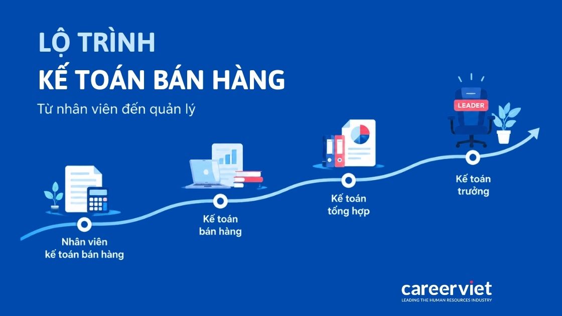  4 mốc thăng tiến của kế toán bán hàng