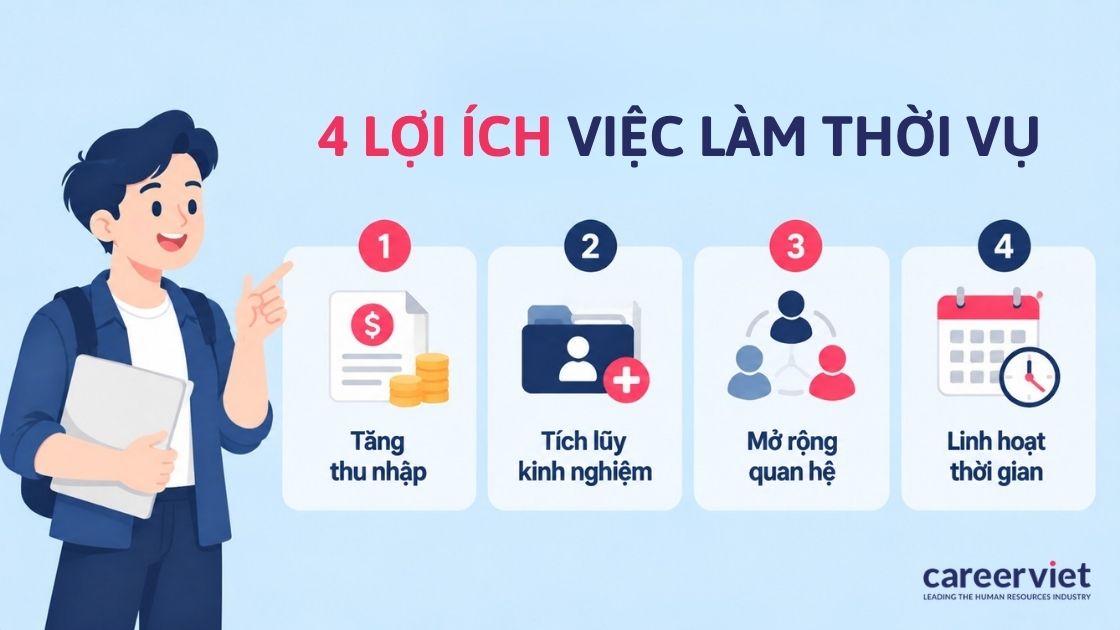 Lợi ích của việc làm thời vụ