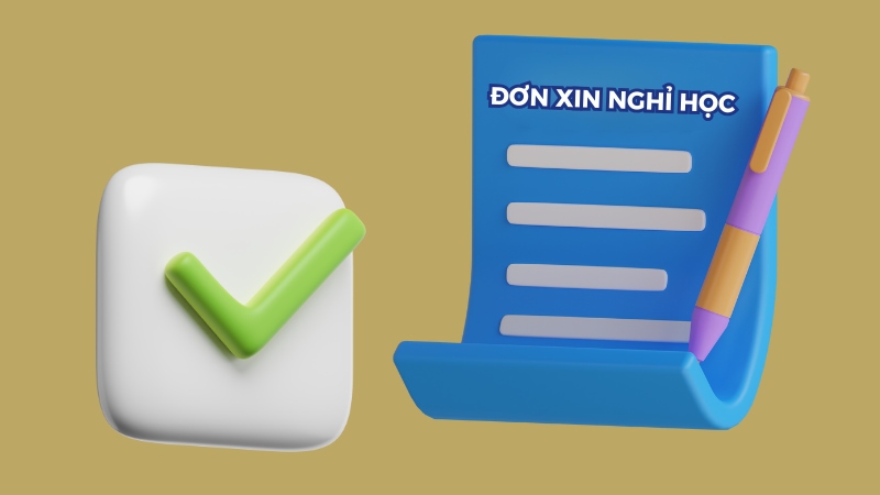 Mẫu đơn xin nghỉ học thường thể hiện nội dung gì