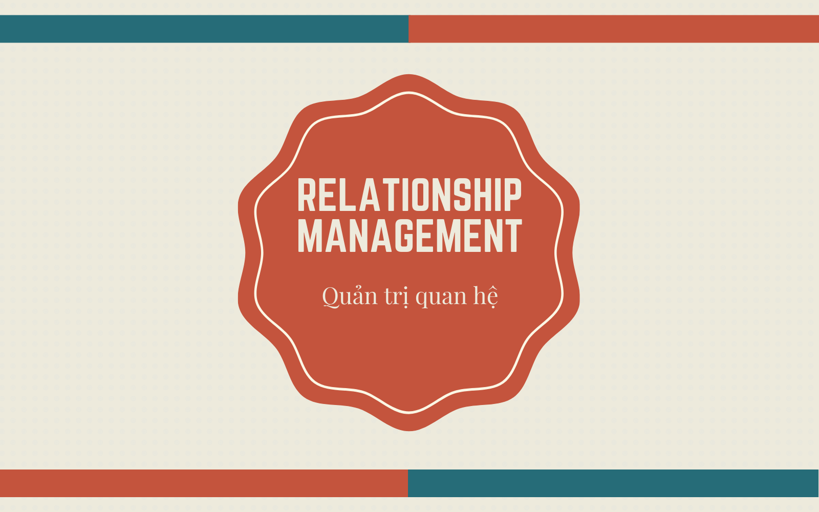 Relationship Management