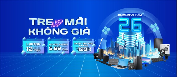 Sắm Laptop giá rẻ trong bão sale hè 2023 tại Phong Vũ!
