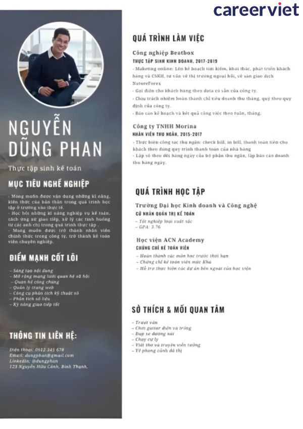 CV kế toán