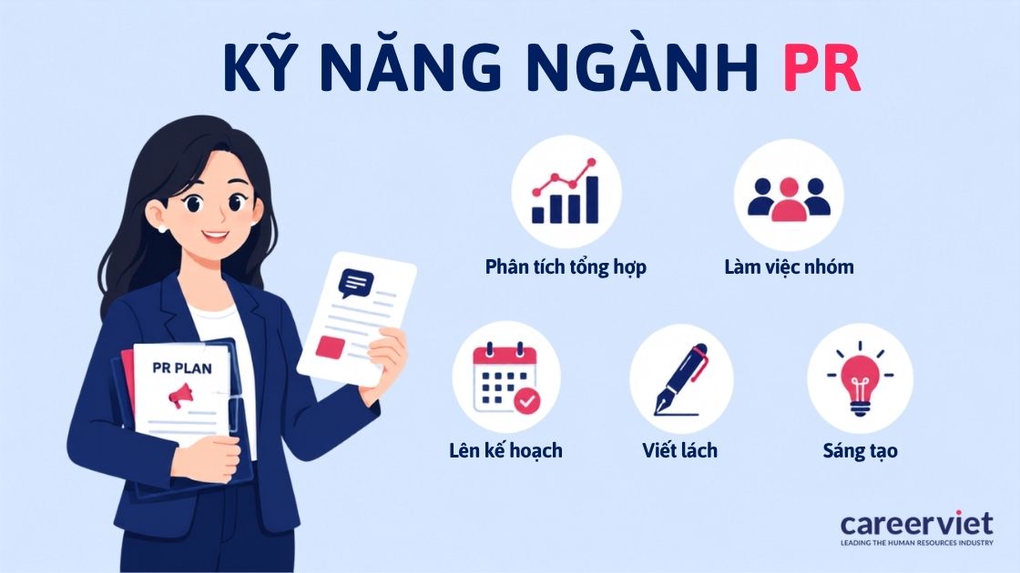 Các kỹ năng chuyên môn cần rèn luyện ngành PR