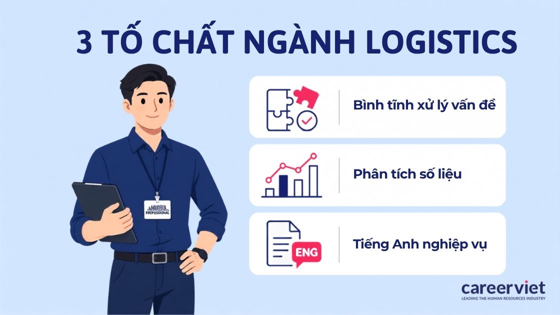 Ba tố chất nền dùng chung cho cả sáu mảng của ngành.
