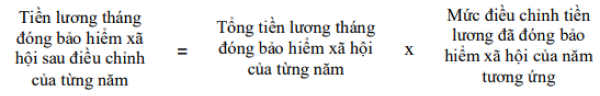 TOÀN VĂN: Thông tư quy định mức điều chỉnh tiền lương và thu nhập tháng đã đóng BHXH