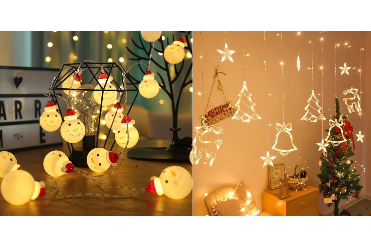 Dây đèn led trang trí Noel đa dạng, nhiều mẫu mã