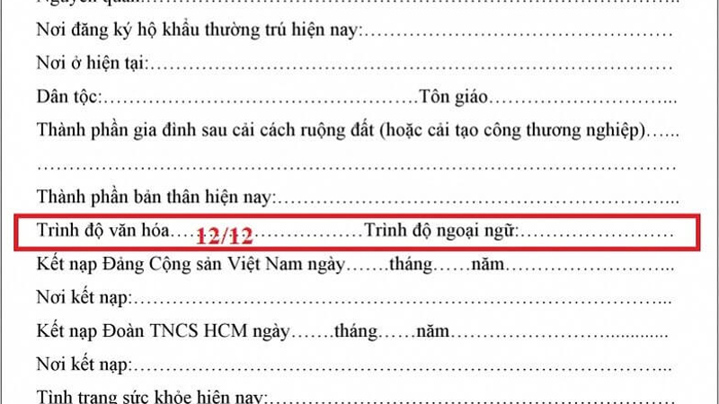 Trình độ văn hóa là gì?