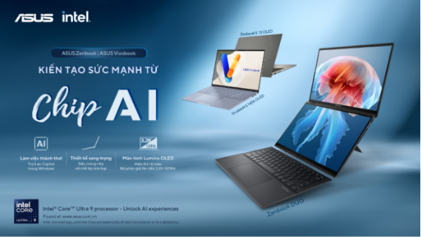 Từ tiên phong công nghệ đến đưa trải nghiệm laptop chip AI trực tiếp đến người dùng của ASUS