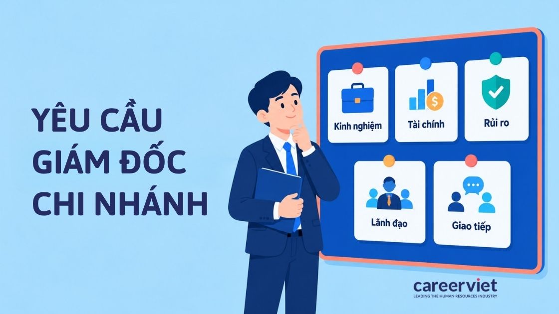 Yêu cầu tuyển tuyển dụng giám đốc chi nhánh