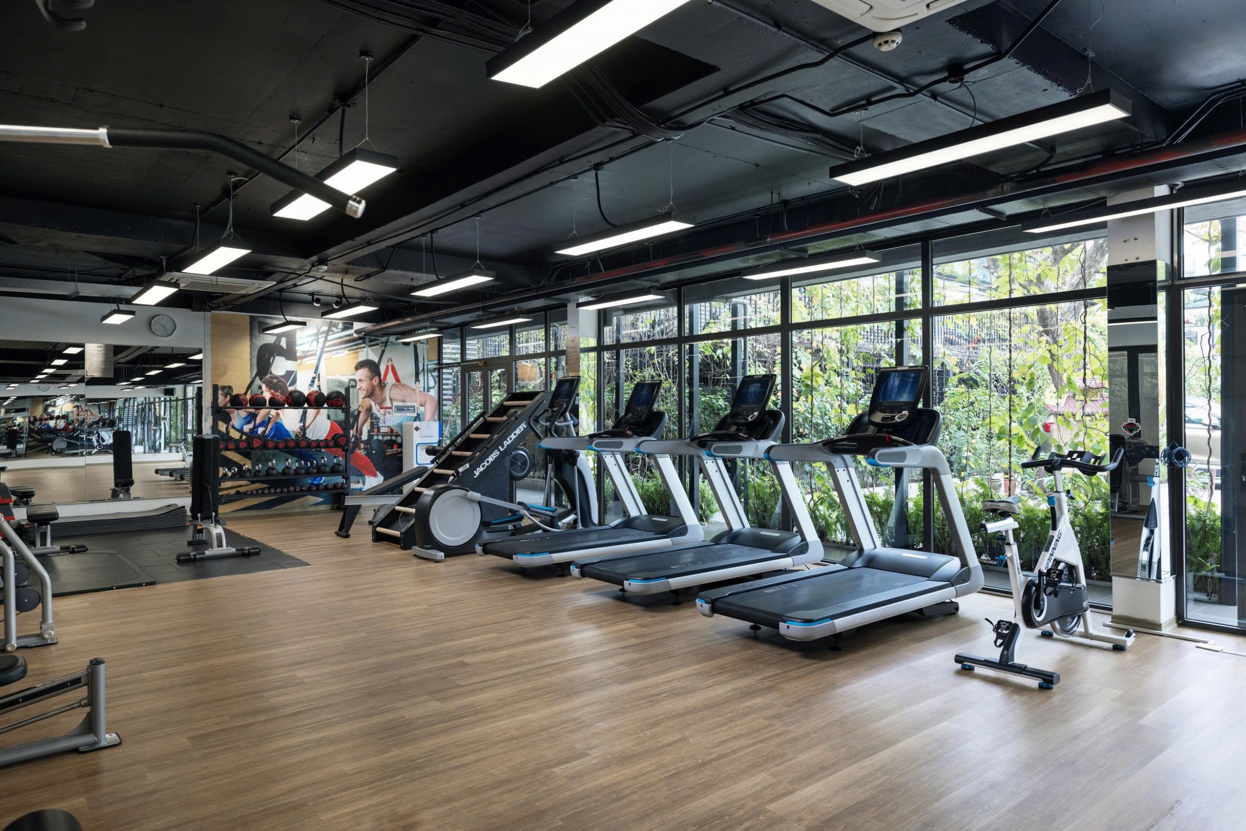 Hệ thống phòng gym hiện đại 