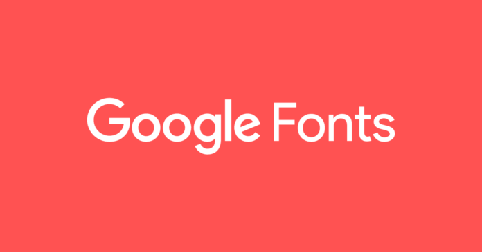 Google font noto red backgroud