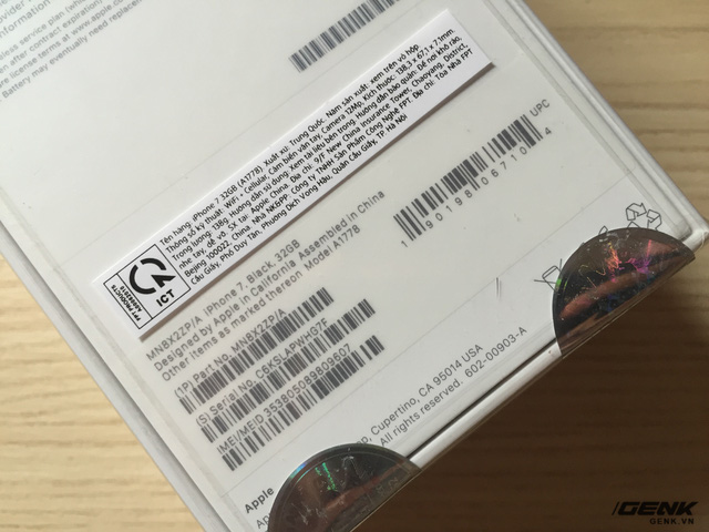 iPhone do FPT Trading phân phối có mã ZP/A
