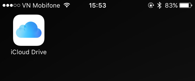 
Kích hoạt ứng dụng iCloud Drive trên iOS
