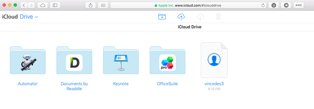 
Tải file vincedes3.vcf lên iCloud Drive
