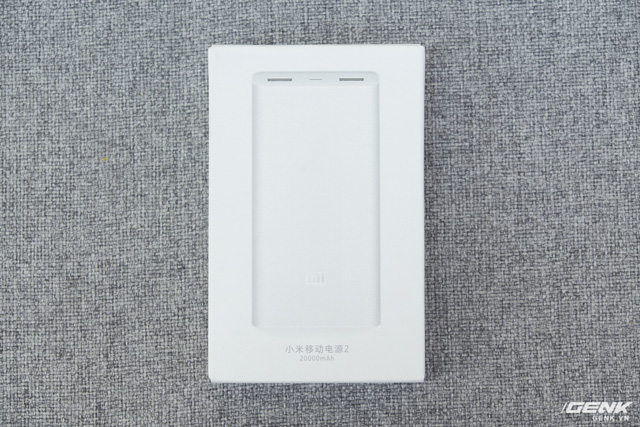 
Hộp của sản phẩm sạc dự phòng Xiaomi 20000mAh phiên bản mới
