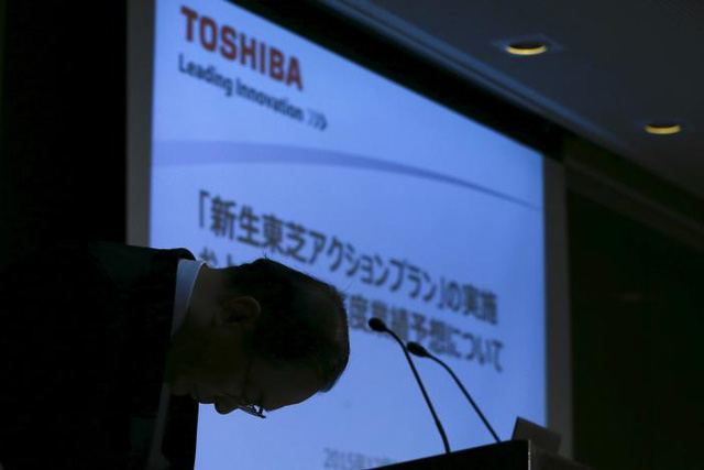 
Sau vụ bê bối kế toán năm 2015, Toshiba tiếp tục lâm vào khủng hoảng.

