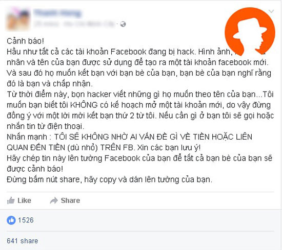 Chuyên gia an ninh mạng nói gì về thông tin “hack” Facebook hàng loạt