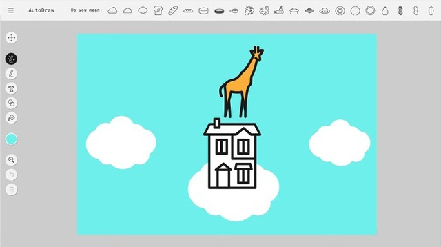 Giao diện AutoDraw