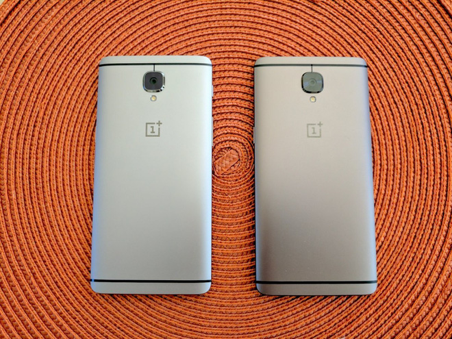 
OnePlus 3 (trái) và OnePlus 3T (phải)
