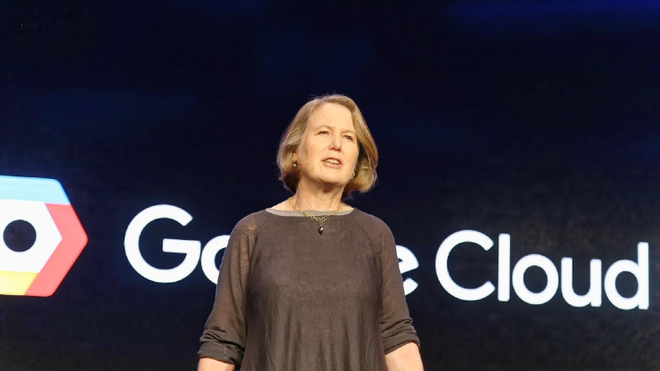 Bà Diane Greene của bộ phận Google Cloud.