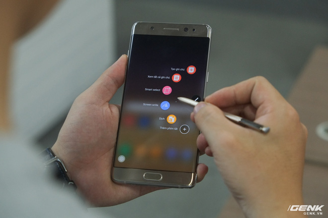 Bút của Galaxy Note FE có khả năng nhận diện 4096 lực nhấn