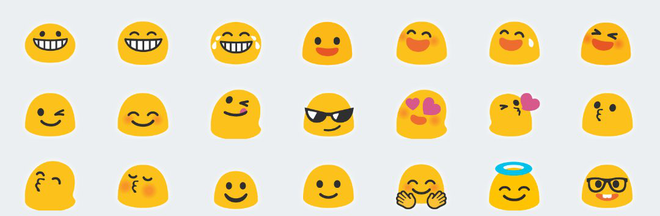 Biểu tượng Emoji blob.