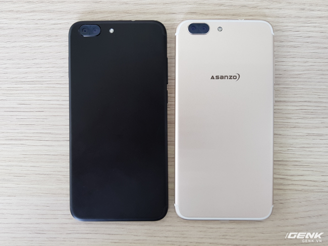 Z5 có hai lựa chọn màu là vàng và đen.