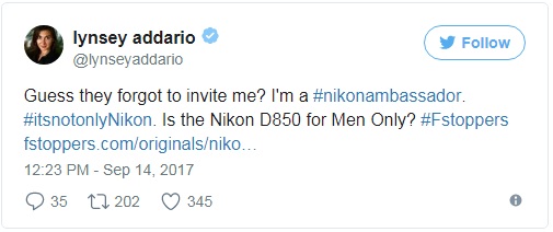 
Đoán xem ai quên mời tôi tham gia chiến dịch này! Tôi là một đại sứ của Nikon mà!

Không lẽ Nikon D850 chỉ dành cho đàn ông thôi sao?
