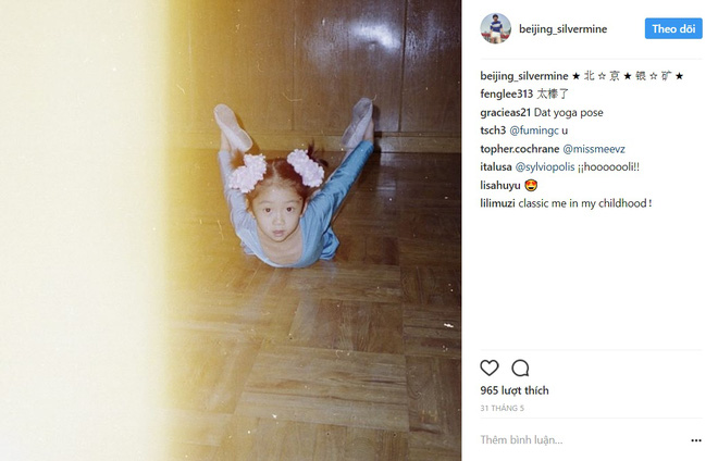 Tấm hình cũ đầy ấn tượng được Sauvin đăng trên trang Instagram dưới cái tên beijing_silvermine