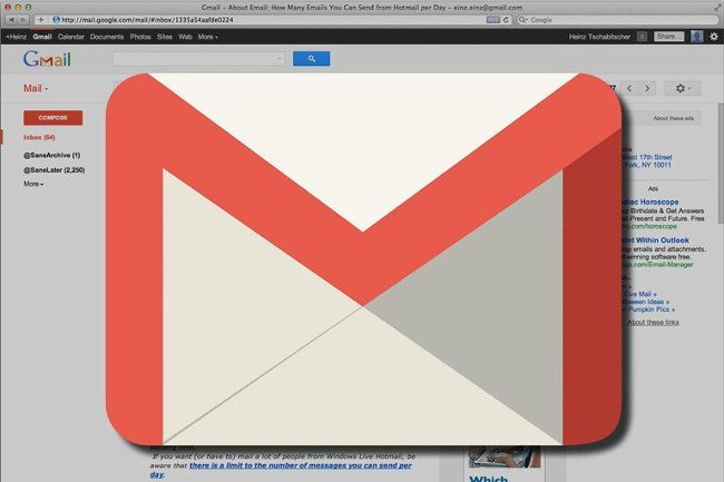 Giới hạn của gmail