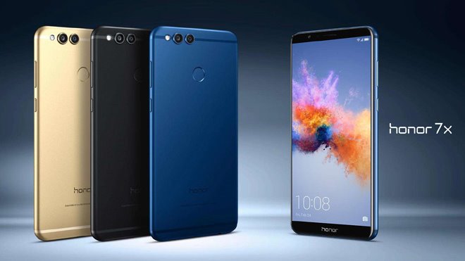 Màn hình của Honor 7X có kích thước 5.93 inch