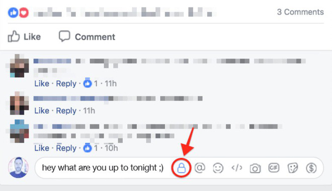 Bạn có thể chọn đối tượng xem được bình luận của mình sau khi gửi lên bằng tính năng bình luận riêng tư mới của Facebook