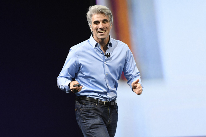 
Giám đốc phần mềm Craig Federighi của Apple.
