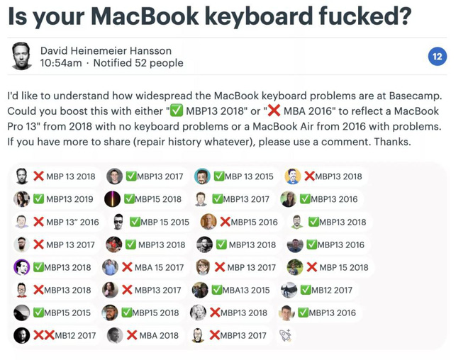 Vấn nạn hỏng bàn phím cánh bướm trên MacBook Pro tệ hơn Apple nghĩ - Ảnh 2.