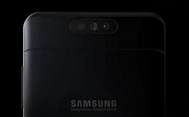 Ý tưởng thiết kế Galaxy A90 với màn hình full-screen, không khiếm khuyết và dùng camera vừa xoay vừa trượt - Ảnh 3.