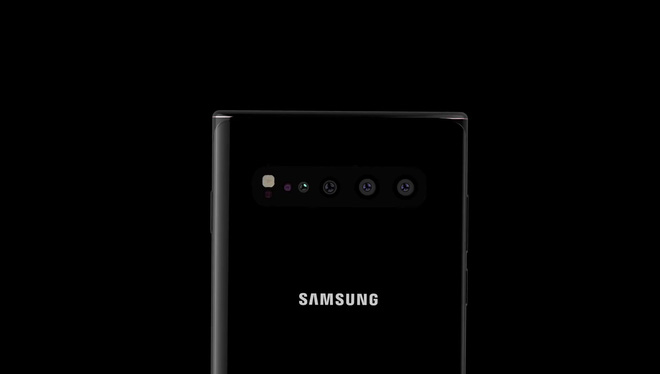 Ngắm concept Galaxy Note 10 với thiết kế màn hình Infinity-O hoàn hảo, 4 camera ở mặt lưng - Ảnh 3.