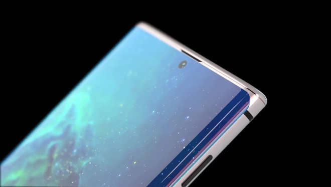 Ngắm concept Galaxy Note 10 với thiết kế màn hình Infinity-O hoàn hảo, 4 camera ở mặt lưng - Ảnh 5.