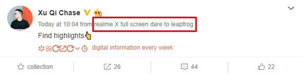 Realme X lộ diện với camera selfie thò thụt, có thể ra mắt vào tháng 5? - Ảnh 1.