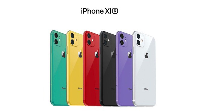 Hình ảnh cho thấy iPhone XR 2019 màu xanh lá cây và tím sẽ xấu như thế nào - Ảnh 2.