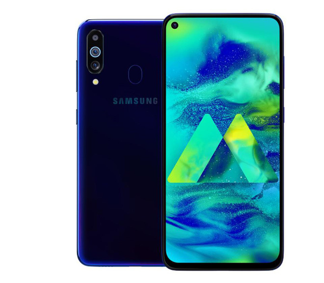 Samsung Galaxy M40 lộ ảnh render với màn hình đục lỗ, 3 camera sau, ra mắt vào ngày 11/6 - Ảnh 1.