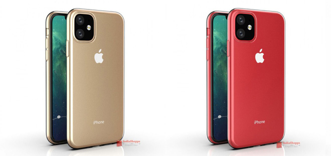 iPhone XR 2019 lộ ảnh render với camera kép hình vuông, màu sắc dịu mắt giống iPhone XS - Ảnh 2.