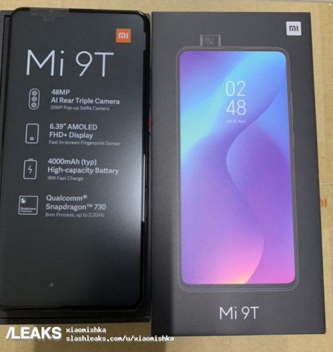 Xiaomi Mi 9T lộ diện giống hệt Redmi K20, chính thức ra mắt vào ngày 12 tháng 6 - Ảnh 2.