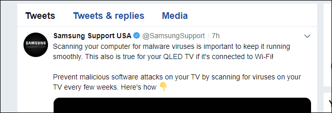 Samsung vừa khuyên người dùng nên quét virus cho QLED TV vài tuần một lần - Ảnh 1.